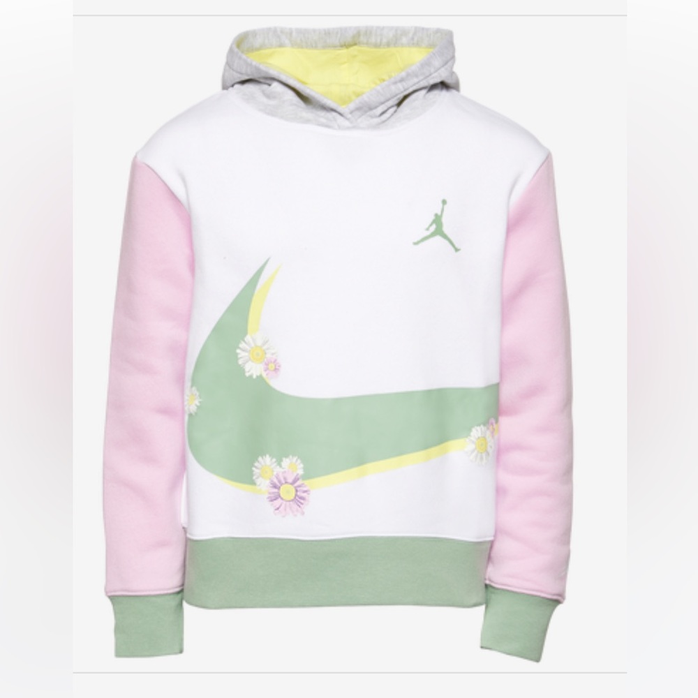 Girls Nike Air Jordan Swoosh Hoodie, size small, NWT
